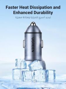 Çift Pd Type-C Çıkışlı 50W Araç Çakmaklık Şarj Cihazı