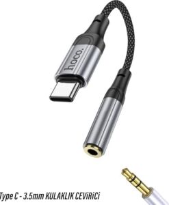 Typec Kulaklık Dönüştürücü , Apple ve Ses Çıkışı Type-C Telefonlarla Uyumlu Jack Aparat Çevirici Type-C To 3.5mm