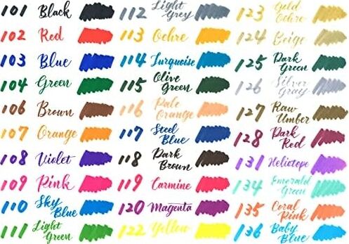 Brush Sing Pen Çift Taraflı Fırça Uçlu Kalem Toprak