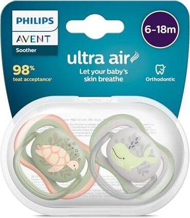 Ultra Air Emzik 6-18 Ay, 2'li Paket, Erkek