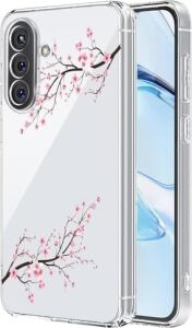 Galaxy A34 Ile Uyumlu Yüksek Kalite Özel Tasarım Şeffaf Telefon Kılıfı SZR01