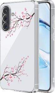 Galaxy A34 Ile Uyumlu Yüksek Kalite Özel Tasarım Şeffaf Telefon Kılıfı SZR01