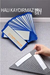 Halı Kaydırmaz - Halı Kilim Yolluk Kayma Önleyici Yapışkan 16 Lı Set