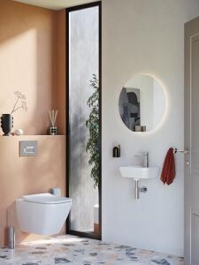 A45154 Lavabo Sifon Seti, T Tipi, Krom