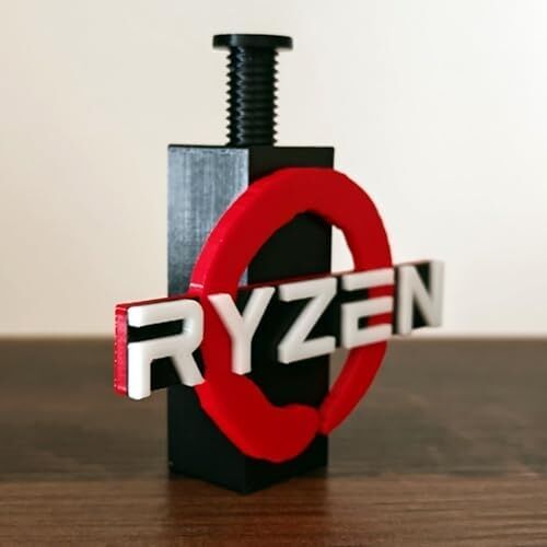Ryzen Logolu Ayarlanabilir Ekran Kartı Tutucu - Gpu Sarkma Önleyici Destek Aparatı (60MM - 105MM)