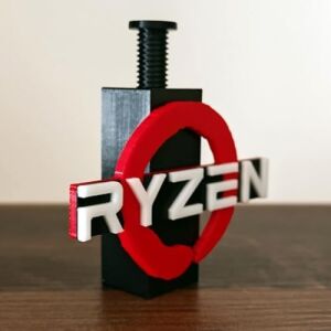 Ryzen Logolu Ayarlanabilir Ekran Kartı Tutucu - Gpu Sarkma Önleyici Destek Aparatı (60MM - 105MM)
