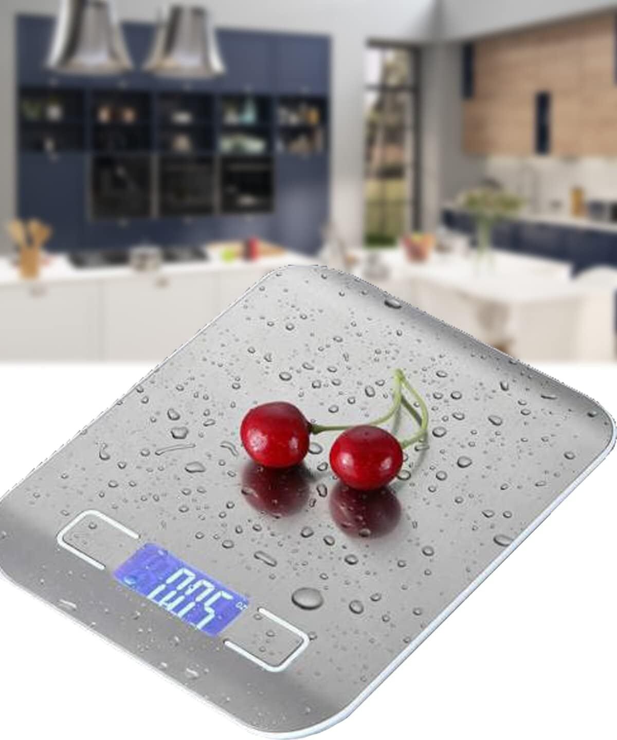 Crown 7010 5 kg Mutfak Tartısı LCD Ekranlı Dijital Hasas Terazisi Pilli Gri 1410