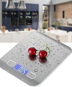 Crown 7010 5 kg Mutfak Tartısı LCD Ekranlı Dijital Hasas Terazisi Pilli Gri 1410