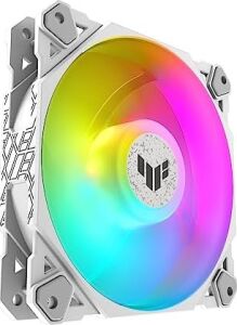 Asus Tuf TF120 Soğutucu Kasa Radyatör Fanı Beyaz Adreslenebilir Argb 120MM 3'ü 1 Arada