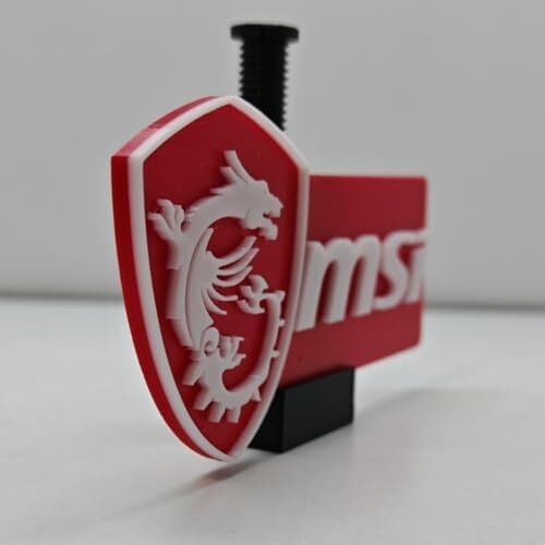 Msı Logolu Ayarlanabilir Ekran Kartı Tutucu - Gpu Sarkma Önleyici Yükseklik Ayarlı Destek Aparatı (60MM - 105MM)