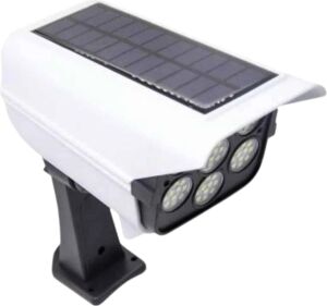 Solar Bahçe Aydınlatması Hareket Sensörlü Uzaktan Kumandalı Kamera Görünümlü Yeni Nesil