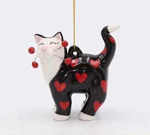 Kalp Süslemeli Kedi