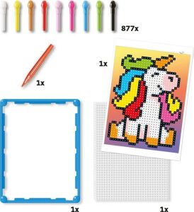 Quercetti Pixel Sanatı Unicorn 877 Parça