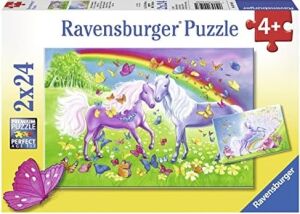 2X24 Parçalı Puzzle Gökkuşağı Atları