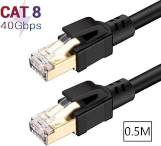 5213 Cat8 0.5m 40GBPS S/ftp 2000MHZ Yüksek Hızlı Internet Kablosu