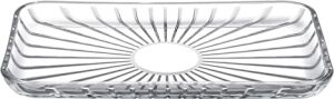 Elegant Dikdörtgen Servis Tabağı 165X280, Seffaf
