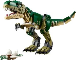 3’ü 1 Arada T. Rex 31151 – 9 Yaş ve Üzeri Için Triceratops Veya Pterodactyl Içeren Yaratıcı Dinozor Modeli Yapım Seti (626 Parça)