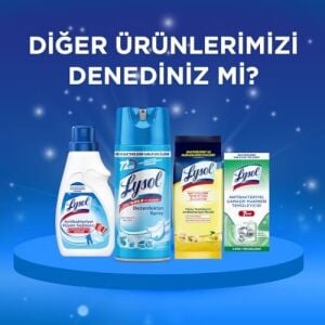 Lysol Çok Amaçlı Dezenfektan Yüzey Temizleyici Köpük Sprey 750 ml