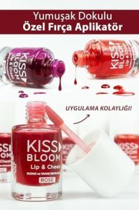 Kıss & Bloom Doğal Görünümlü Dudak ve Yanak Renklendirici Lip & Cheek Peach 11 ml