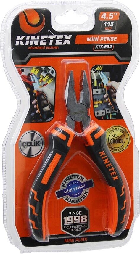 Mini Çelik Pense - 4.5 Inç - 115 mm - Yaylı