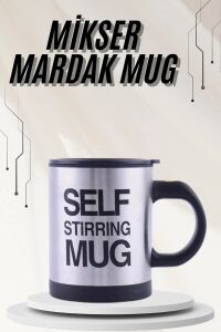 Karıştırıcı Özellikli Mikser Kupa Bardak Termos Bardak