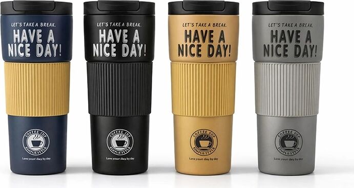 600 ml Paslanmaz Çelik Termos Mug Bardak