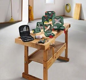 Home And Garden X/line 40 Parça Aksesuar Seti, Matkap Uçları, Vidalama Uçları, Üniversal Tutucu, Havşa Açıcı, Uzun Ömürlü, Yeşil