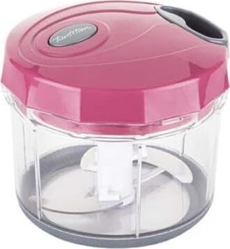 Gri Pembe Büyük Pratik Doğrayıcı ve Çırpıcı 1000ML