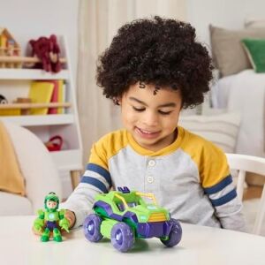 Iron Man ve Muhteşem Arkadaşları Iron Hulk 2'si 1 Arada Mekanik Zırh ve Araç, Aksiyon Figürü ve Oyuncak Araç Seti