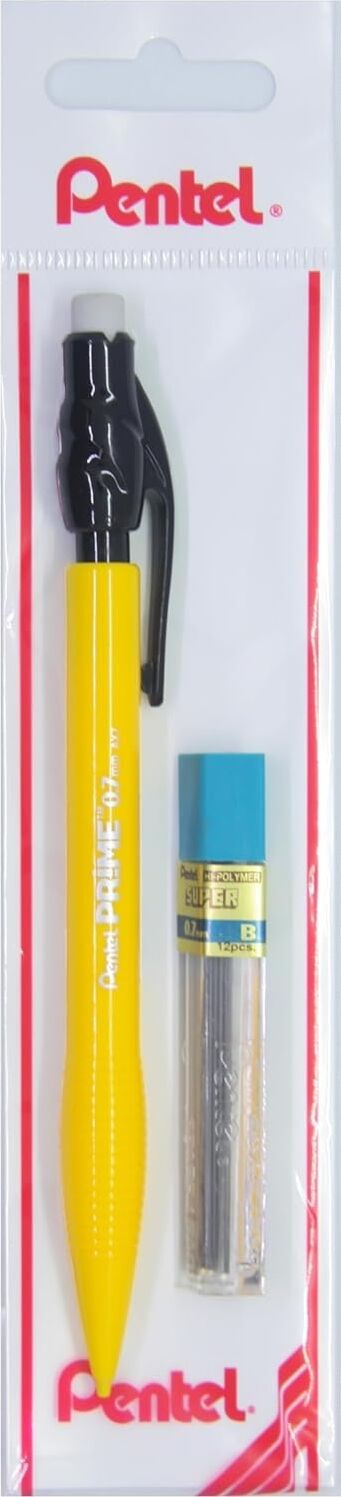 0.7 mm Prıme Plastik Gövdeli Versatil + 12'li Yedek Uç Set Sarı