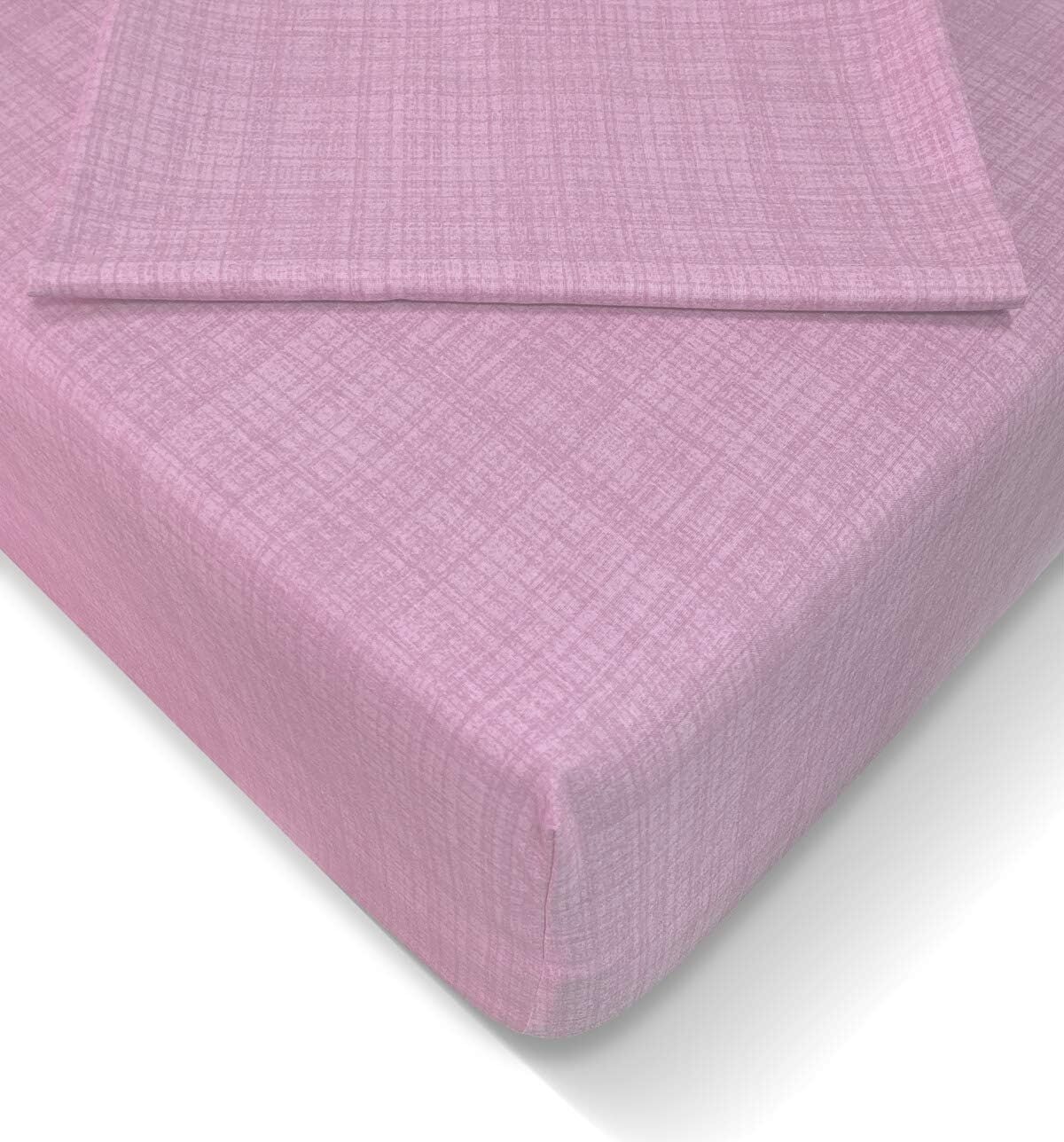 Alla Turca  120X200 cm Lastikli Çarşaf Seti - Pembe AT7607
