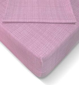 Alla Turca  120X200 cm Lastikli Çarşaf Seti - Pembe AT7607
