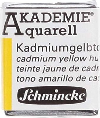 Akademie Aquarell Yarım Tablet Sulu Boya 224 Cadmium Yellow