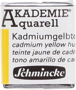 Akademie Aquarell Yarım Tablet Sulu Boya 224 Cadmium Yellow