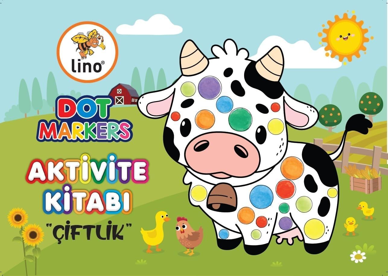 Dot Markers Boyama Kitabı Çiftlik