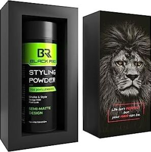 Black & Red Saç Şekillendirici Toz Wax Hacimli ve Yarı Mat Görünüm - Semi Toz Wax - 20G