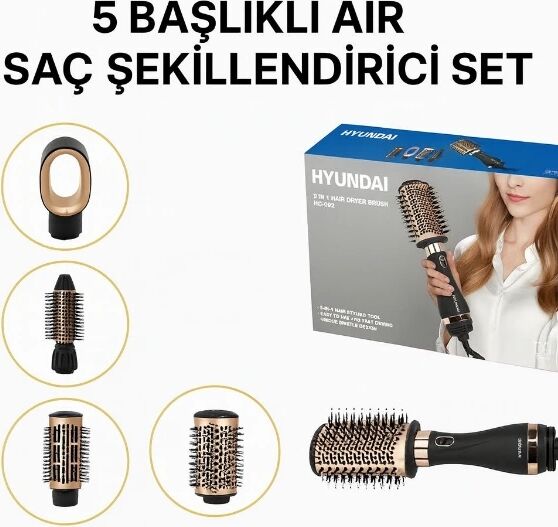 5 Başlıklı Air Saç Şekillendirici Set