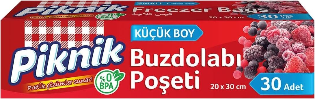 Piknik Buzdolabı Poşeti Küçük 30'lu