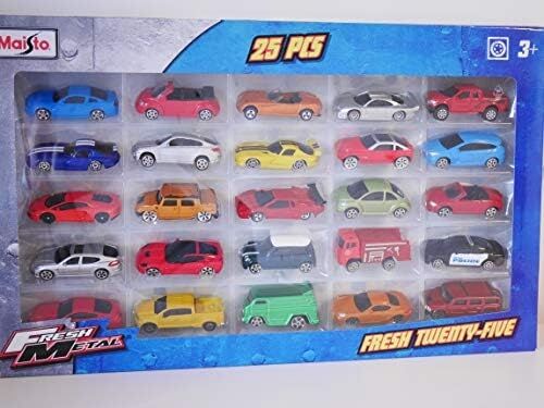 Maisto Fresh Metal 25 Parça Oyuncak Araba Seti