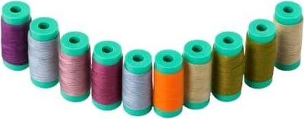 Dikiş Ipliği Seti – 120 Numara Polyester, 12 Renkli 4 cm Bobin | Dayanıklı, Parlak ve Yüksek Kaliteli Dikiş Ipi