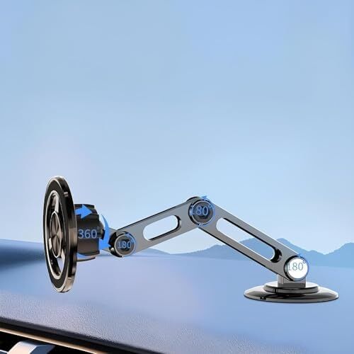 Magnetic ve Mıknatıslı Alaşımlı Içeriğindeki Metal Aparatlarla Tüm Cep Telefonlarına Uyumlu Magsafe Ile Uyumlu Araç Içi, Masa Üstü ve Her Zemine Uygun Metal Telefon Tutucu G198