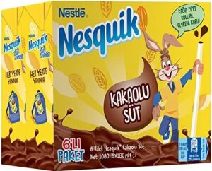Kakaolu Süt 6'lı Paket (6 x 180 Ml)