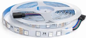 1 Adet 5 Metre Cata Ct 4545 Iç Mekan 12V 10 Çipli Şerit LED Rgb