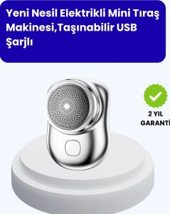 Cep Tipi Elektrikli Tıraş Makinesi – Güçlü, Sessiz, Su Geçirmez ve Ultra Taşınabilir