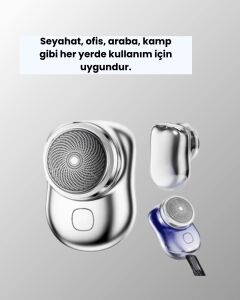 Cep Tipi Elektrikli Tıraş Makinesi – Güçlü, Sessiz, Su Geçirmez ve Ultra Taşınabilir