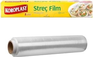 Streç Film 33 Metre, Şeffaf Gıda Saklama Streci Bpa Içermez, Koku Hapsi, Kapak Görevi Gören Pratik Kullanım, Taze Kahvaltılık, Yemek, Meyve ve Sebze Saklama Için Kullan At Streç Film 33 mt