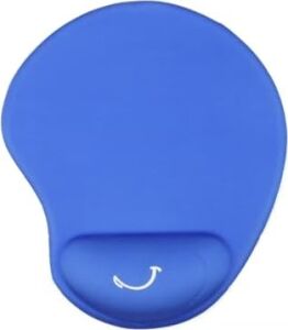 Mps Ergonomik Bilek Destekli Yuvarlak Mousepad (Mavi)