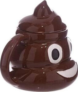 Senon Poo Kaka Emoji Kupa Bardak Tasarım Kupa Dekoratif Hediyelik