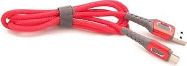 Usb-A To Type-C, 5 Amper Şarj ve Data Veri Kablosu, Örgülü ve Hızlı, Kırmızı, 1 Metre,