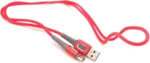 Usb-A To Type-C, 5 Amper Şarj ve Data Veri Kablosu, Örgülü ve Hızlı, Kırmızı, 1 Metre,
